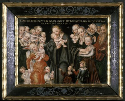 Jesus segnet die Kinder von Lucas Cranach the Elder